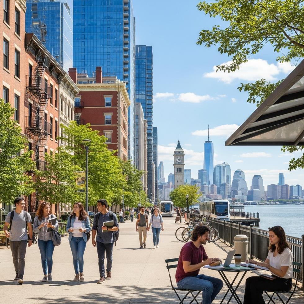 Jersey City Amerika dil okulları fiyatları