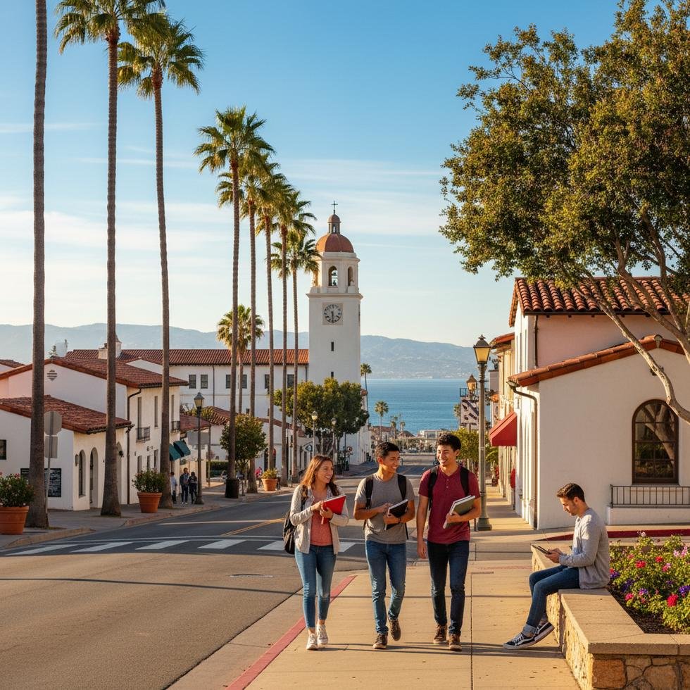 Santa Barbara Amerika dil okulları fiyatları