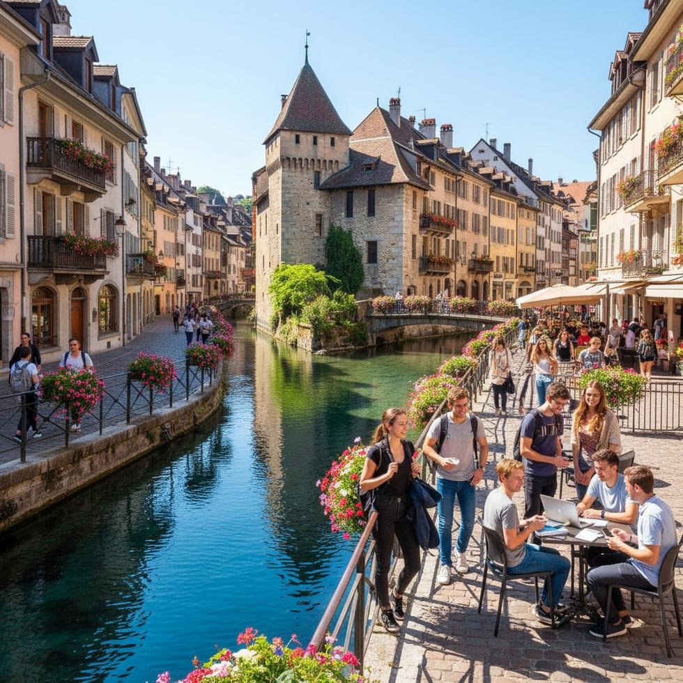 Annecy Fransa dil okulları fiyatları