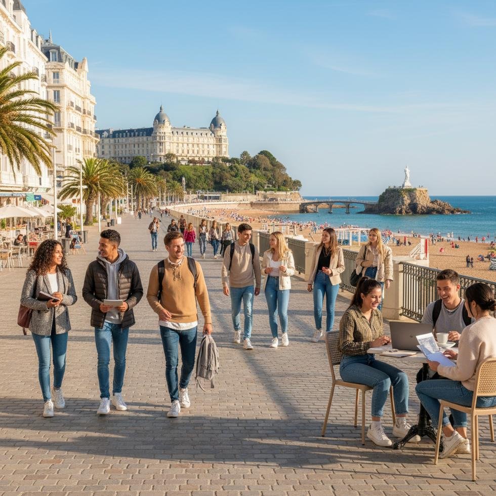 Biarritz Fransa dil okulları fiyatları