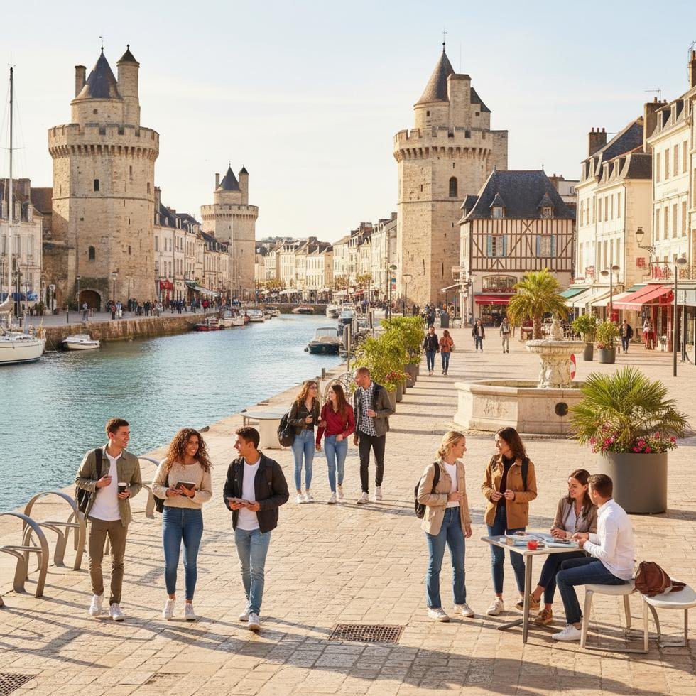 La Rochelle Fransa dil okulları fiyatları