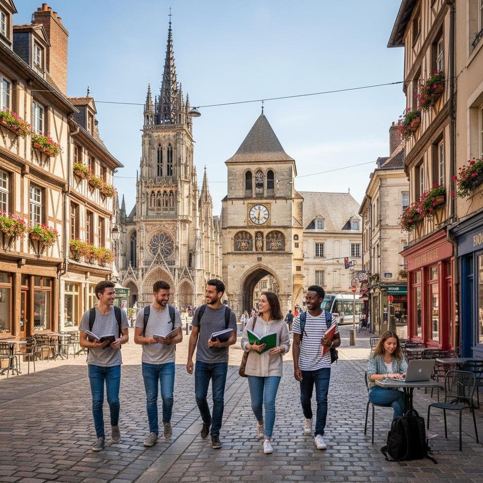 Rouen Fransa dil okulları fiyatları