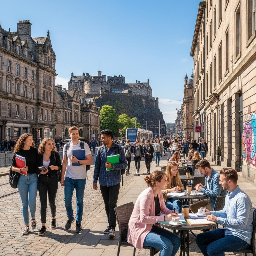 Edinburgh İngiltere dil okulları fiyatları