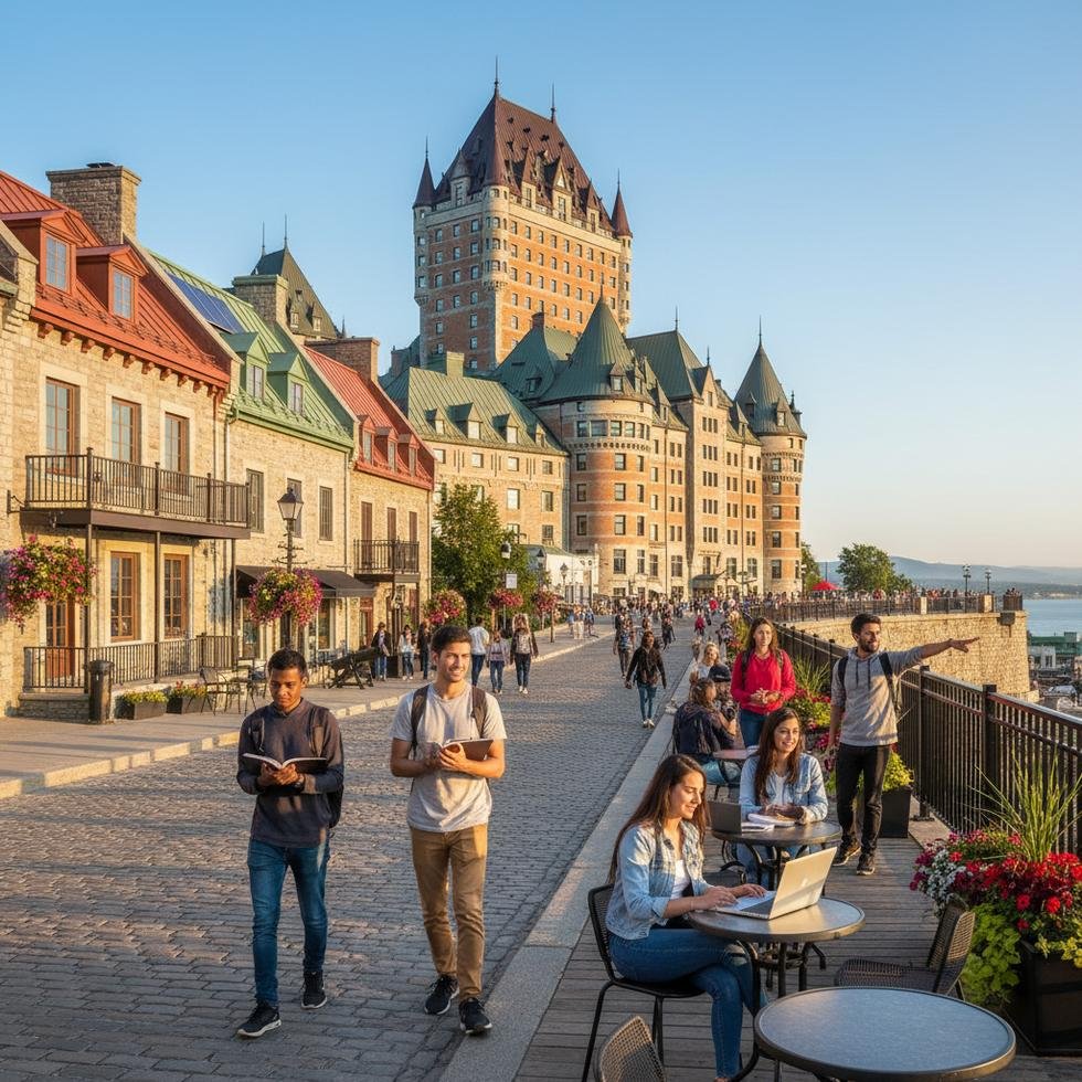 Quebec City Kanada dil okulları fiyatları
